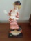 Guiseppe Armani Porcelain- Clown holding flower - signed