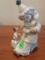 Little Boy clown playing music while dog listens - Lladro - Daisa 1985