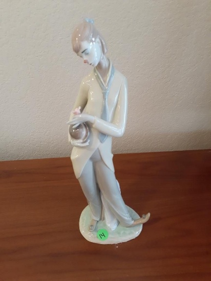 Lady Clown holding flower and hat - Lladro - Daisa 2003