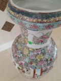 Large Porcelain Chinese Vase - Signed - 28 inches