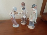 Lladro Clown Musicians - Set of 3 - Daisa and Utopia