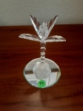 Crystal Palm tree on mirroed base - Swarovski