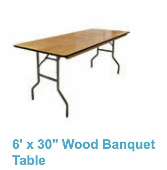 Rectangular 6' Table