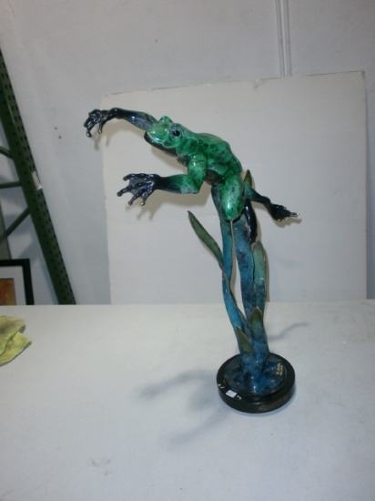 "Leap of Faith" Signed Poly Bronze