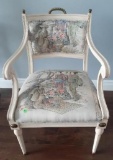 Vintage Oriental side chair - Cloth