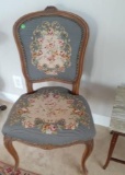 Pair of Vintage Needlepoint Chairs