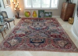 Large Persian Rug with amazing colors - 9.5 x 12 foot