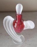 Perfume Bottle - Signed Swarovski Crystal - 5 inches high