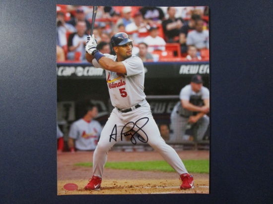 Albert Pujols of the St Louis Cardinals signed autographed 8x10 photo Mounted Memories COA