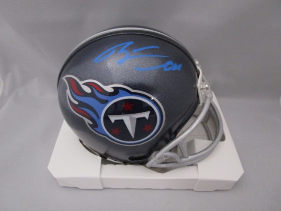 Ryan Tanahill of the Tennessee Titans signed autographed mini football helmet PAAS COA 258