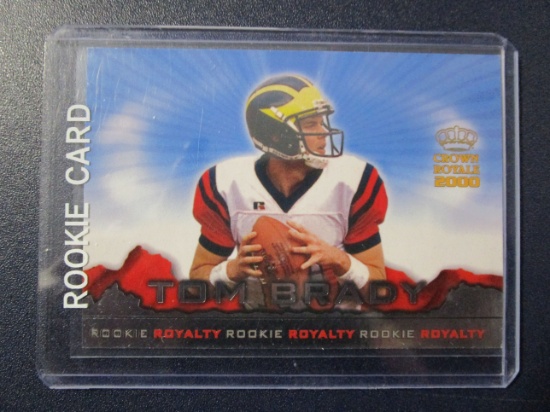 Tom Brady Michigan Wolverines Patriots Buccaneers 2000 Crowne Royal ROOKIE #2