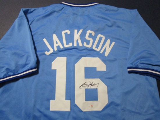 Bo Jackson of the Kansas City Royals signed autographed baseball jersey PAAS COA 940