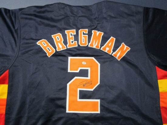 Alex Bregman of the Houston Astros signed autographed baseball jersey PAAS COA 937