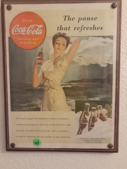 Five Vintage Advertisements - Coke - Various SIzes