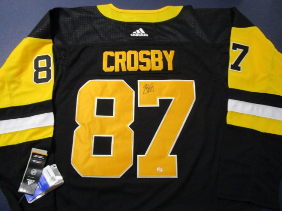 Sidney Crosby of the Pittsburgh Penguins signed autographed hockey jersey PAAS COA 976