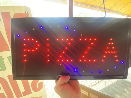 LED "PIZZA" Sign