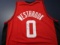 Russell Westbrook of the Houston Rockets signed autographed basketball jersey PAAS COA 921