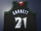 Kevin Garnett of the Minnestoa Timberwolves signed autographed basketball jersey PAAS COA 031