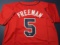 Freddie Freeman of the Atlanta Braves signed autographed baseball jersey PAAS COA 879
