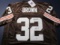 Jim Brown of the Cleveland Browns signed autographed football jersey PAAS COA 516