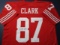 Dwight Clark of the San Francisco 49ers signed autographed football jersey PAAS COA 843