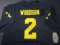 Charles Watson of the Michigan Wolverines signed autographed football jersey PAAS COA 377