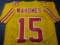 Patrick Mahomes of the Kansas City Chiefs signed autographed football jersey PAAS COA 176