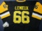 Mario Lemieux of the Pittsburgh Penguins signed autographed hockey jersey PAAS COA 705