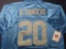 Barry Sanders of the Detroit Lions signed autographed football jersey PAAS COA 772