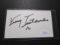 Vinny Testaverde of the Tampa Bay Buccaneers signed autographed 3x5 index card JSA COA 221