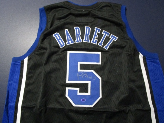 RJ Barrett of the Duke Blue Devils signed autographed basketball jersey CAS COA 963