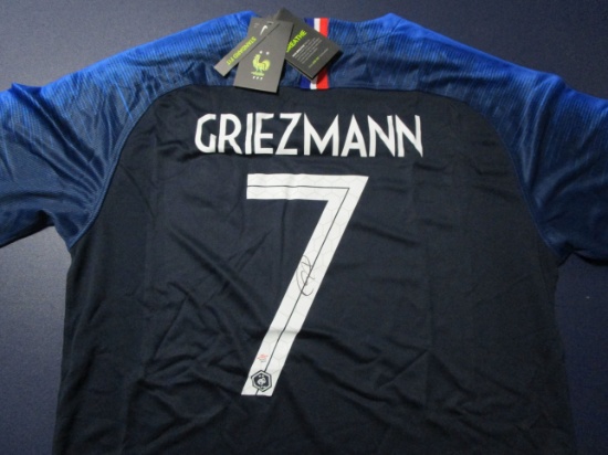 Antoine Griezmann soccer superstar signed autographed soccer jersey PAAS COA 524