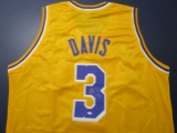 Anthony Davis of the LA Lakers signed autographed basketball jersey PAAS COA 751