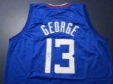 Paul George of the LA Clippers signed autographed basketball jersey PAAS COA 961