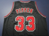 Scottie Pippen of the Chicago Bulls signed autographed basketball jersey PAAS COA 544