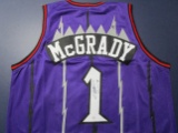 Tracy McGrady of the Toronto Raptors signed autographed basketball jersey PAAS COA 908