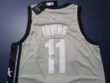 Kyrie Irving of the Brooklyn Nets signed autographed basketball jersey PAAS COA 127