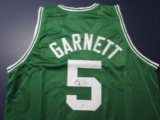 Kevin Garnett of the Boston Celtics signed autographed basketball jersey PAAS COA 747