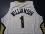 Zion Williamson of the New Orleans Pelicans signed autographed basketball jersey PAAS COA 605