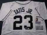 Fernando Tatis Jr of the San Diego Padres signed autographed baseball jersey JSA COA 021