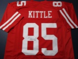 George Kittle of the San Francisco 49ers signed autographed football jersey PAAS COA 800