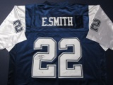 Emmitt Smith of the Dallas Cowboys signed autographed football jersey PAAS COA 344