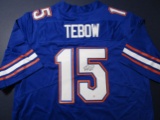 Tim Tebow of the Florida Gators signed autographed football jersey PAAS COA 509