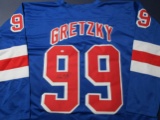 Wayne Gretzky of the NY Rangers signed autographed hockey jersey PAAS COA 712