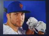 Tim Tebow of the NY Mets signed autographed 8x10 photo PAAS COA 412