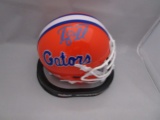 Tim Tebow of the Florida Gators signed autographed mini football helmet PAAS COA 240