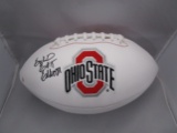 Ezekiel Elliott of the OSU Buckeyes signed autographed logo football PAAS COA 137