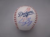 Cody Bellinger of the LA Dodgers signed autographed logo baseball PAAS COA 188