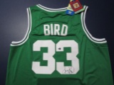 Larry Bird of the Boston Red Sox signed autographed basketball jersey ATL COA 769