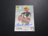 Bart Starr Green Bay Packers signed autographed Upper Deck Certified Football Card